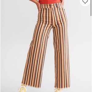 Billabong Free Fall Striped Wide Leg Pant